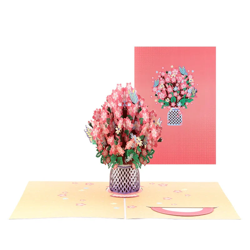 🏆 10K+ SOLD | Forever-Blooming 3D Pop-Up Flower Card