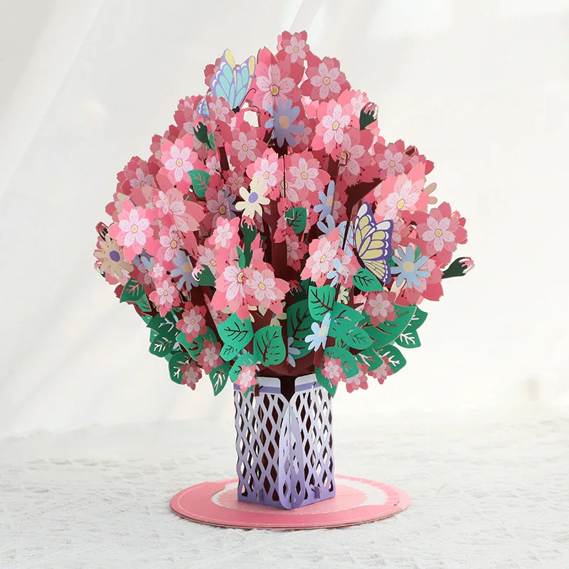 🏆 10K+ SOLD | Forever-Blooming 3D Pop-Up Flower Card